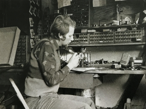 Friedhelm Sommer in his workshop near Pforzheim